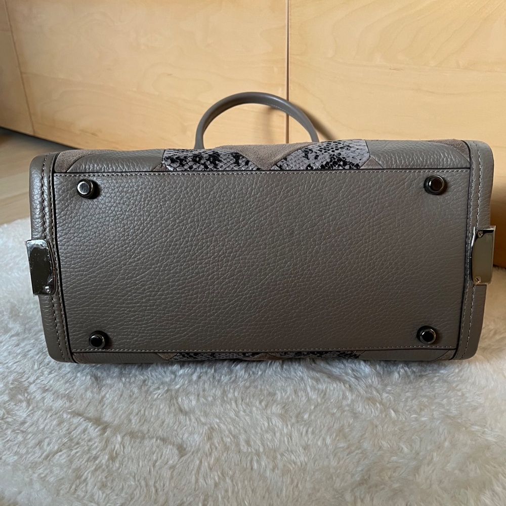 Coach Swagger Patchwork Exotic Embossed Leather S… - image 8